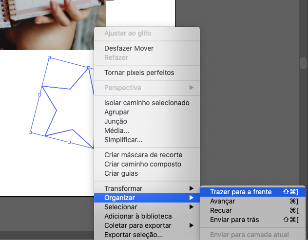 Adicionando imagens dentro de formas no Adobe Illustrator