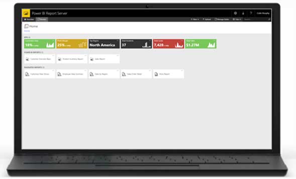 Power BI - Report Server Web - ENG DTP & Multimídia