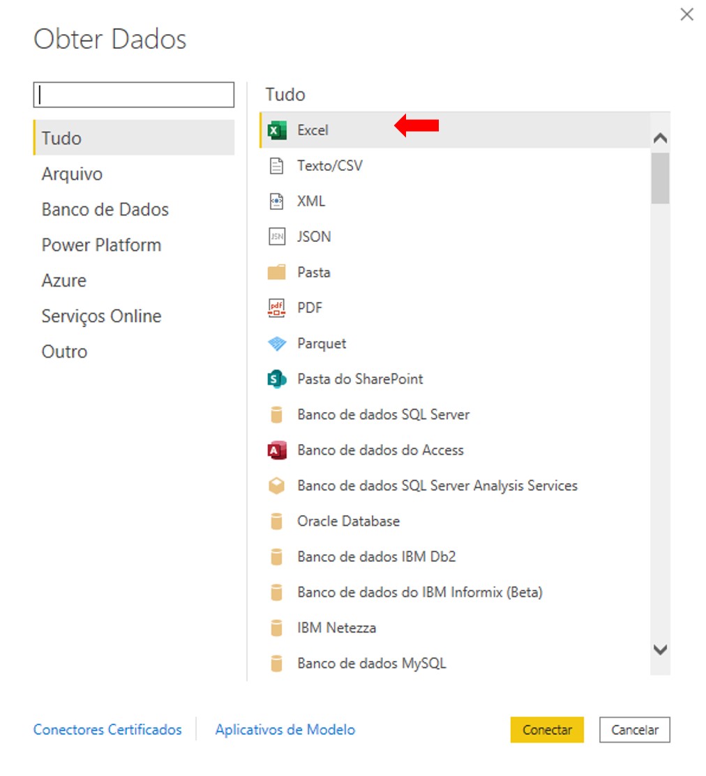 selecionar-a-opcao-excel-pib-eng-dtp-multimidia