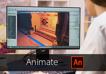 Adobe Animate
 com Cursos na ENG