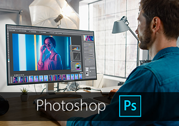 Adobe Photoshop
 com Cursos na ENG