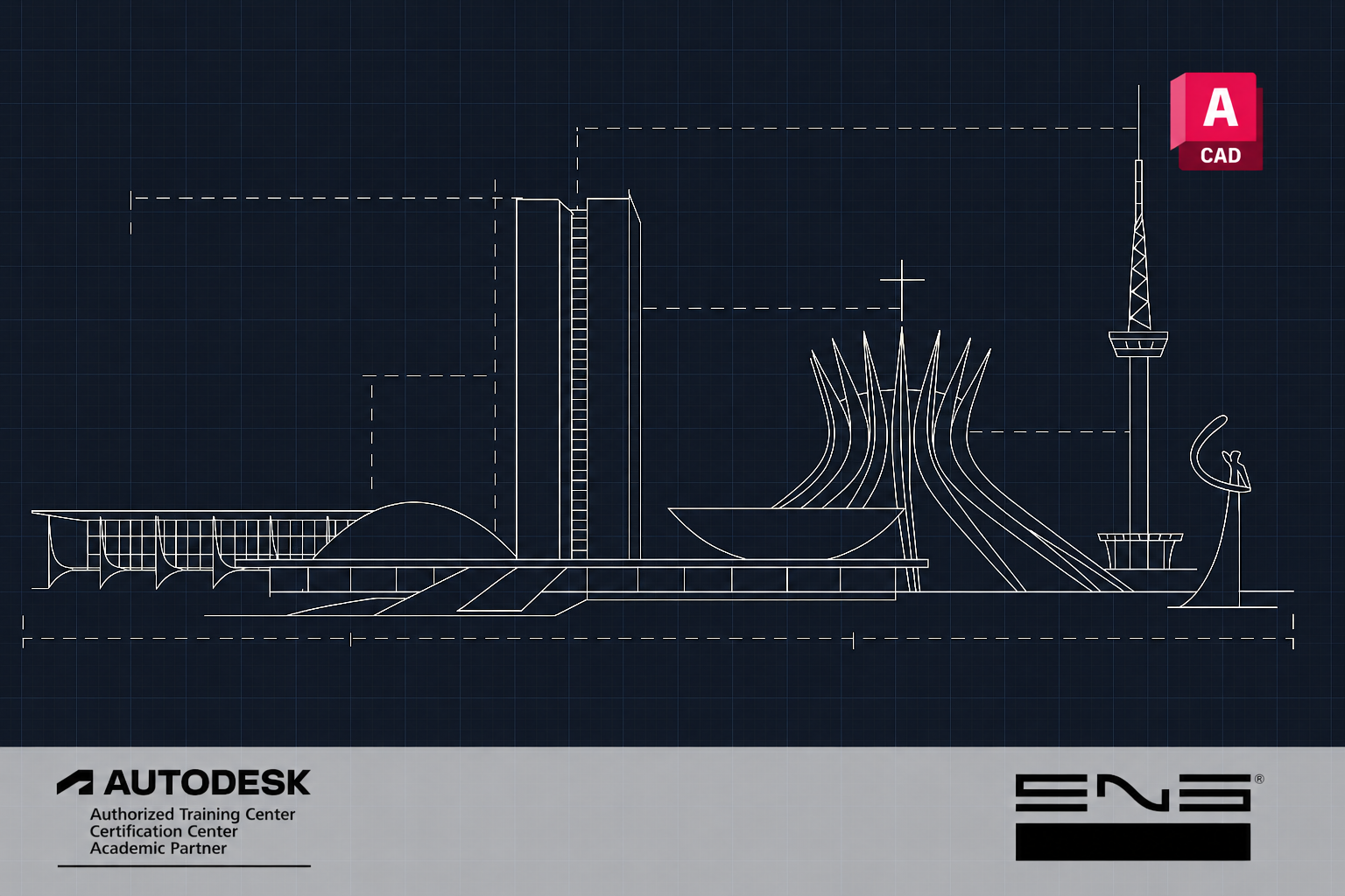 Autodesk AutoCAD -  PRESENCIAL  em Brasília/DF