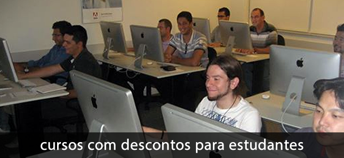 Cursos com descontos para Estudantes.