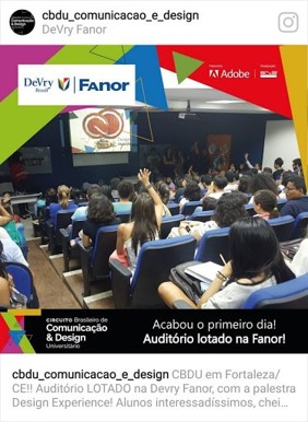 Circuito Brasileiro de
Comunicação e Design Universitário