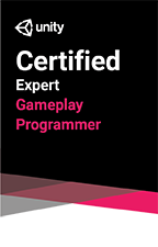 Unity Certified Expert Gameplay Programmer
